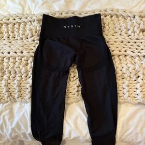 NVGTN Black High-Waist Active Leggings